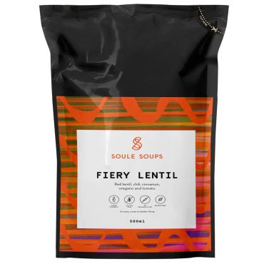 Soule Soups Fiery Lentil Soup, 500 Ml